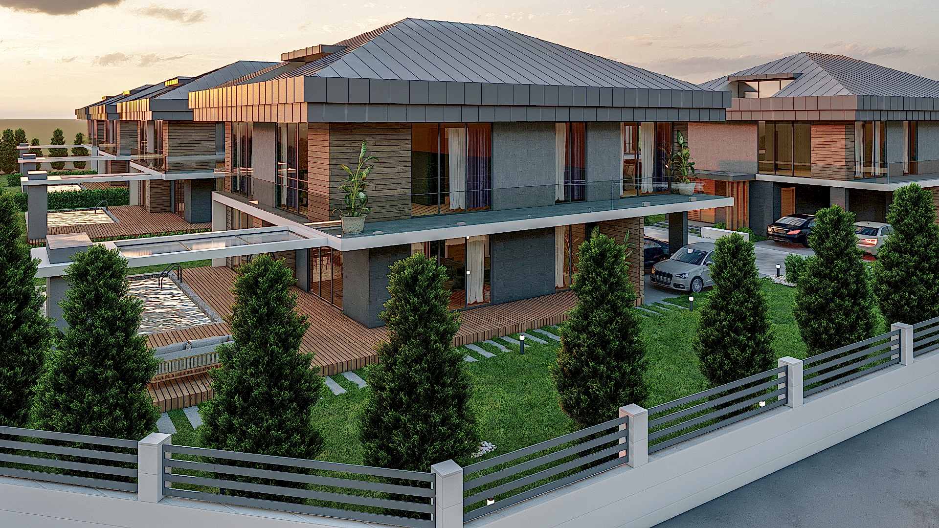 İncek'e Yeni Bir Nefes! Mimarlık | İç Mimarlık |3D Tasarım | Uygulama |Villa sitesi | Modern Mimarlık