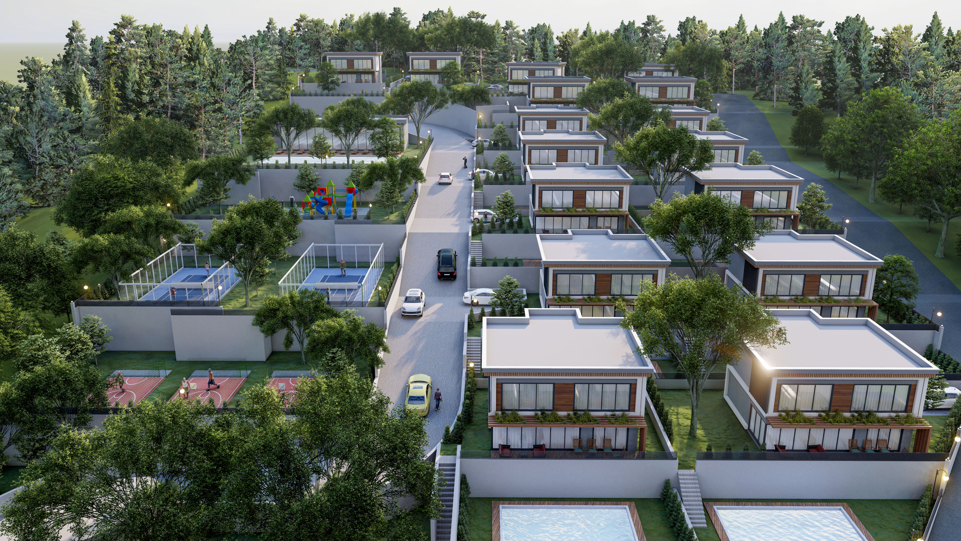 ANTALYA ALANYA MİMARLIK OFİSİ | ALANA 3D RENDER | DIŞ CEPHE TASARIM T:0531 981 7415