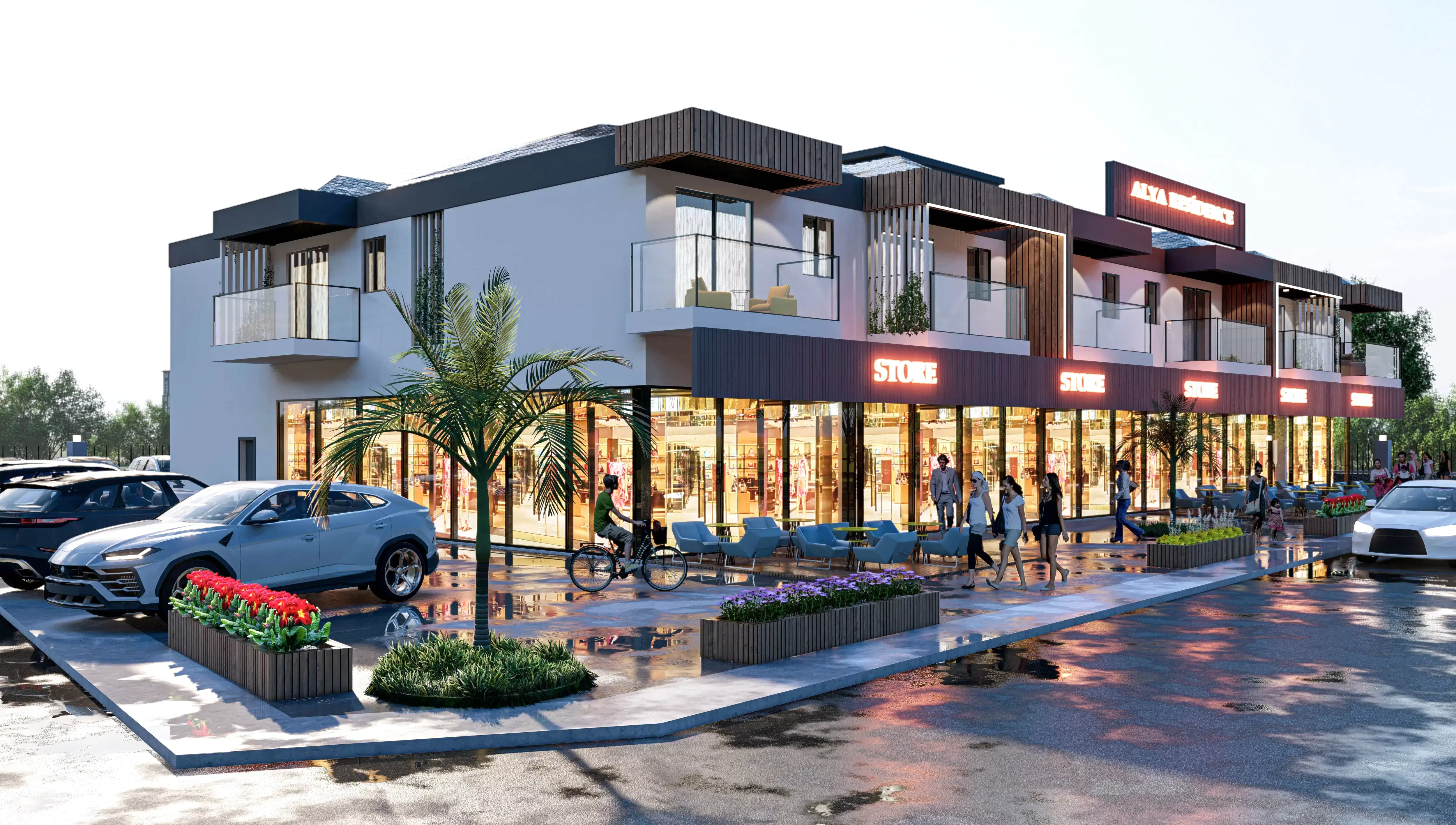 MUĞLA MİLAS ALYA REZİDANS | MİMARLIK |İÇ MİMARLIK |3D TASARIM |MİMARİ RENDER | ANKARA  MİMARLIK OFİSLERİ